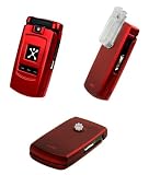 PREMIUM RUBBERIZED PROGUARD COVER HARD CASE (with Optional Detachable Belt Clip) for SAMSUNG A707 SYNC (Choose from Red, Clear, Black)