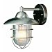 Trans Globe Lighting 4371 ST 12-Inch 1-Light Outdoor Wall Lantern, Stainless Steel