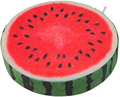 Corner Box Creative Plush Toy Pillow Back Cushion Fruit Pattern (Watermelon)