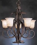 LAMPS BEAUTIFUL Casual Country Lamps, High Country Five Light Exterior Chandelier by Kichler--Excellent Customer Service--See our Feedback