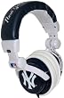 iHip New York Yankees  MLB10279NYY DJ Style Headphone with Splitter and Volume Control (Blue/White)