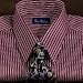 Deep Tonal Stripe Dress Shirt