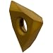 Dorian Tool TNMC PVD-TiN Coated Carbide On Edge Threading and Grooving Insert, General Purpose Chip Breaker for Non-Ferrous Metals, V Thread, 4-20 TPI (Pack of 10)