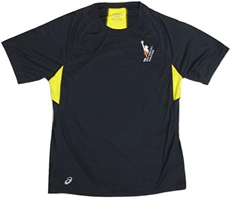 Asic NYC Marathon Favorite Short Sleeve (Small, Black)