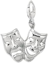 Sterling Silver COMEDY TRAGEDY Charm