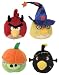 Angry Birds Seasons Halloween 5" SET of 4 (Pumpkin Pig, Yellow Wizard, Frankenstein Black and Devil Red)