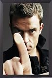 Produkt-Bild: Robbie Williams Poster und Holz-Rahmen - Intensive Care (91 x 61cm)