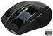 ShhhMouse Wireless 5-Button Optical Mouse with 1000, 1200 and 1600 DPI Switch - Black