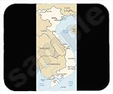 Vietnam Map Mouse Pad