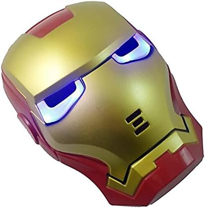 HLLWN Expresss, Iron Man, Light Up Halloween Mask 2014 HLWMSK38