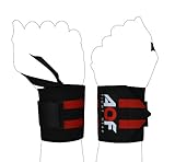 AQF Super Heavy Duty Wrist Wraps Supports Wrist Straps Gym Training Fist Strap 13