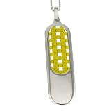 Code Necklace - Available in 4 colors and 2 chain lengths (16 or 18).