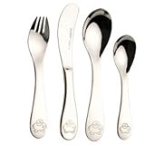 Berghoff 1100098 Sheriff Duck Baby Besteck Set, 4-teilig