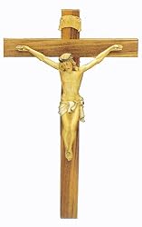 Fontanini 7" Religious Wooden Crucifix Wall Cross #0283