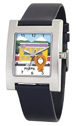 South Park Men's D1517S060 Kuban Collection Kenny Black Leather Watch