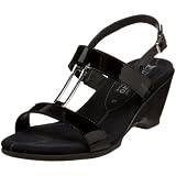 Mephisto Women's Catiena Slingback Sandal,Black Patent,11 M US