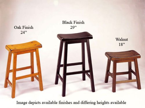 Buy Set of 2 18 Inch High Gaucho Walnut Finish Saddle Seat Stool SHIPS FOR ONLY $4.95! online at Discounted New and Used prices. Delivered to your door with Off-The-Bookshelf.