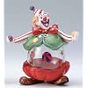 Clown Glass Belly Candle Holder/Candy Jar