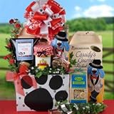Leader of the Pack Dog Gift Basket : Basket Theme EASTER : Bow Style Elegant Hand Tied Bow