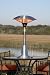 Fire Sense 60403 Table Top Halogen Patio Heater With Protective Aluminum Reflector