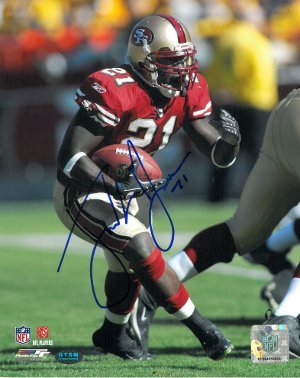 Frank Gore Signed 49ers 8x10 Photo - 21