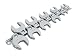 TEKTON 2580 3/8-Inch Drive Crowfoot Wrench Set, Metric, 10-Piece