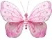 10" Pink Shimmer Butterfly nylon hanging ceiling wall baby nursery room wedding decor decoration