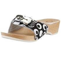 Scholl OPTICAL F21828 1088, Damen Sandalen/Outdoor-Sandalen, schwarz/weiss, (schwarz/weiss)
