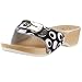 Scholl OPTICAL F21828 1088, Damen Sandalen/Outdoor-Sandalen, schwarz/weiss, (schwarz/weiss)