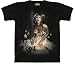 Black Rose T-Shirt Short Sleeved 100% Cotton - Skulbone
