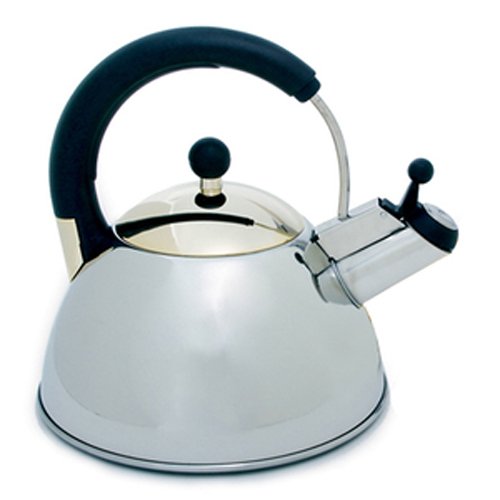 "Norpro 2.6 Quart Whistling Teakettle, Polished Stainless" "Norpro 2.6 Quart Whistling Teakettle, Polished Stainless"