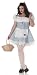 Apparel : Sexy Plus Size 16-22 Adult Womens Halloween Costume Wizard of Oz Outfit Dorothy Blue Gingham Dress