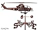 Hand Made COBRA HELICOPTER Weathervane ~NEW~