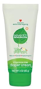 Seventh Generation Baby Diaper Cream, 3 oz, 3 Count