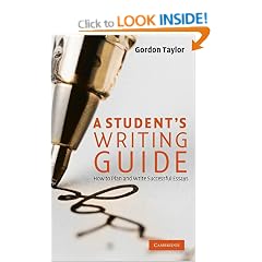 Image: Cover of A Student's Writing Guide: How to Plan and Write Successful Essays