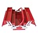 Excel TB124-Red 14-Inch Cantilever Steel Tool Box, Red