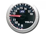 Produkt-Bild: Zusatzinstrument Voltmeter Serie 6 Universal, schwarz/wei&szlig;
