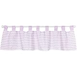 Trend Lab Orchid Bloom Window Valance, Purple