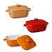 Silea Rectangular Casserole Dish - Orange