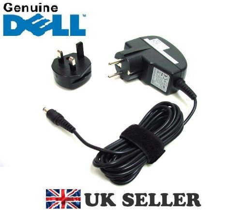 Genuine Original Dell Inspiron Mini 9 10 12 Ac Adapter Charger , Euro Plug , Free Euro To Uk Mains Adapter Supplied, Compatible With Inspiron Mini 910 , Inspiron Mini 9 , Inspiron Mini 10 , Inspiron Mini 1010 , Inspiron Mini 1011 , Inspiron Mini 10v , Ins Picture