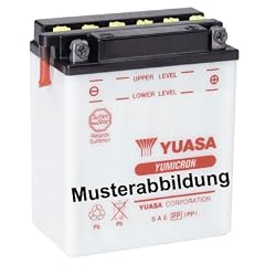 YUASA Batterie YB4L-B, 12 Volt Trocken vorgeladen f�r Peugeot XR6 50 XR6 E2M VGA DR01E2 2006