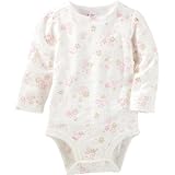 オシュコシュ OSHKOSH/ ラッフルウーブントップ アイボリー ロンパース長袖 24ヶ月【並行輸入】