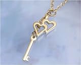 【MARE/マーレ】ハート&キー チタン ネックレス【欠品中:2009年1月中旬入荷予定です】