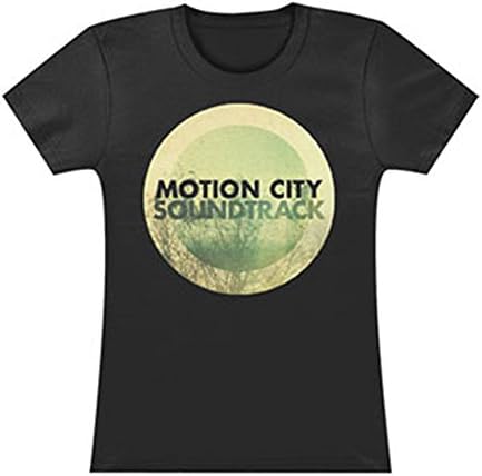 Motion City Soundtrack Go Album Logo Girls Jr Medium Black