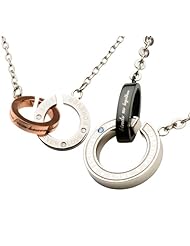 M+Y STEEL Love Forever Couples Pendants