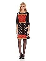 Peace & Love Vestido Flamingos (Negro)