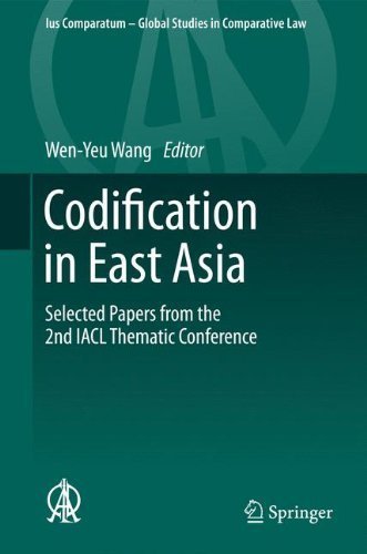 Codification in East Asia: Selected Papers from the 2nd IACL Thematic Conference (Ius Comparatum - Global Studies in Comparative Law) (2014-02-08)