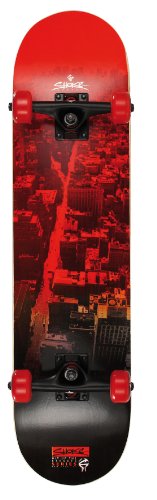 Choke Skateboard Big Apple, rot schwarz, 600261 Preisvergleich