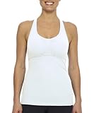 Beyond Yoga Women's Tear Drop Camisole, White, Medium