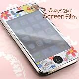 iPhone3G/3GS専用★<strong>スージーズー</strong>SuzysZooスクリーンフィルム(フラワー)SZ-01IPS
